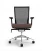 Cherryman IDesk Oroblanco Task Chair - Black Frame with Brown Seat - 4829