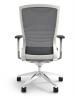 Cherryman IDesk Oroblanco Task Chair - White Frame, Grey Seat - 6922