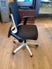 Alera EBK Series Synchro Mid Back Mesh Chair - 3957