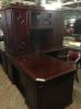 USED DMI Oxmoor Executive L Desk with Hutch - 7649